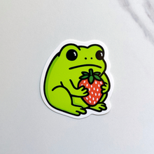 Load image into Gallery viewer, Strawberry Frog Sticker
