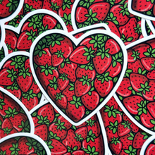 Load image into Gallery viewer, I Love Strawberries Sticker
