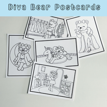 Load image into Gallery viewer, Diva Bear Postcard Bundle

