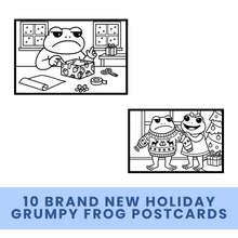 Load image into Gallery viewer, Grumpy Frog Postcards

