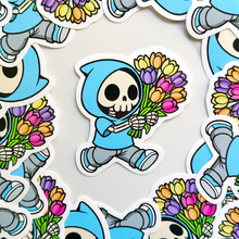 Load image into Gallery viewer, Grim Reaper Tulip Sticker
