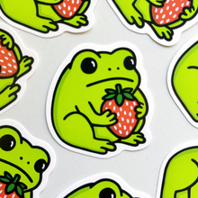 Load image into Gallery viewer, Strawberry Frog Sticker
