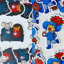 Load image into Gallery viewer, Holiday Christmas Six Vinyl Sticker Pack
