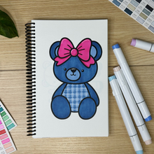 Load image into Gallery viewer, Teddy Bears Bold and Simple Coloring Book
