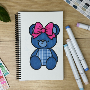 Teddy Bears Bold and Simple Coloring Book