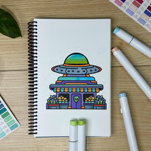 Outer Space Coloring Book