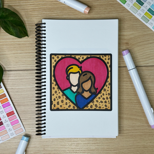 Love and Happiness Coloring Book