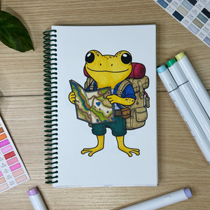 Frogs Coloring Book