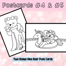 Load image into Gallery viewer, Diva Bear Postcard Bundle
