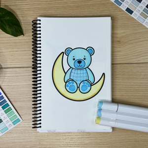 Teddy Bears Bold and Simple Coloring Book