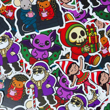 Load image into Gallery viewer, Holiday Christmas Six Vinyl Sticker Pack
