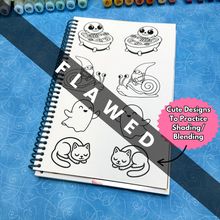 Load image into Gallery viewer, FLAWED Swatch &amp; Practice Workbook
