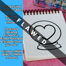 Load image into Gallery viewer, FLAWED Love &amp; Hearts Mini Book
