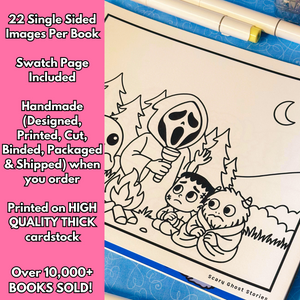 Spooky Summer Camp Coloring Book