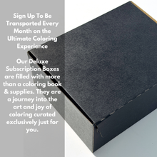 Load image into Gallery viewer, Deluxe Monthly Mystery Coloring Box
