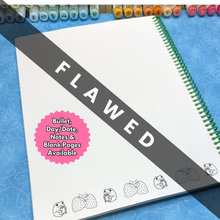 Load image into Gallery viewer, FLAWED Grumpy Frog Notebook
