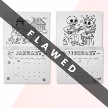 Load image into Gallery viewer, FLAWED Spooky Seasons 2026 Calendar
