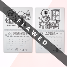 Load image into Gallery viewer, FLAWED Spooky Seasons 2026 Calendar
