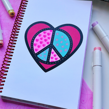 Load image into Gallery viewer, Hearts Coloring Book
