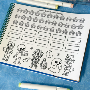 Spooky Summer Camp Coloring Book