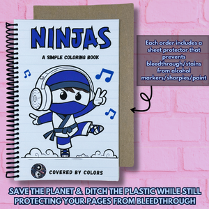 Ninja Coloring Book