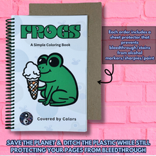 Load image into Gallery viewer, Frogs Coloring Book
