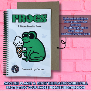 Frogs Coloring Book