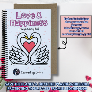 Love and Happiness Coloring Book