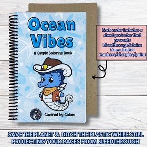 Ocean Vibes Coloring Book