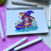 Load image into Gallery viewer, Spooky Summer Coloring Book
