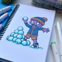 Load image into Gallery viewer, Haunted Holidays Coloring Book
