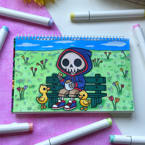 Spooky Spring Coloring Book