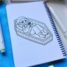 Load image into Gallery viewer, Rest In Peace Coloring Book
