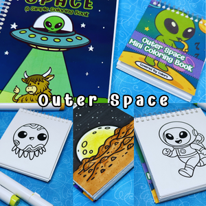Galactic Aliens Mini Book