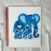 Load image into Gallery viewer, Hearts Color By Lines Coloring Book
