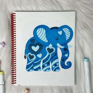 Hearts Color By Lines Coloring Book