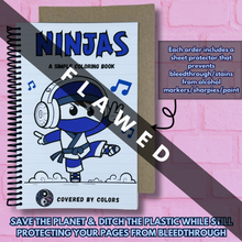 Load image into Gallery viewer, FLAWED Ninja Coloring Book

