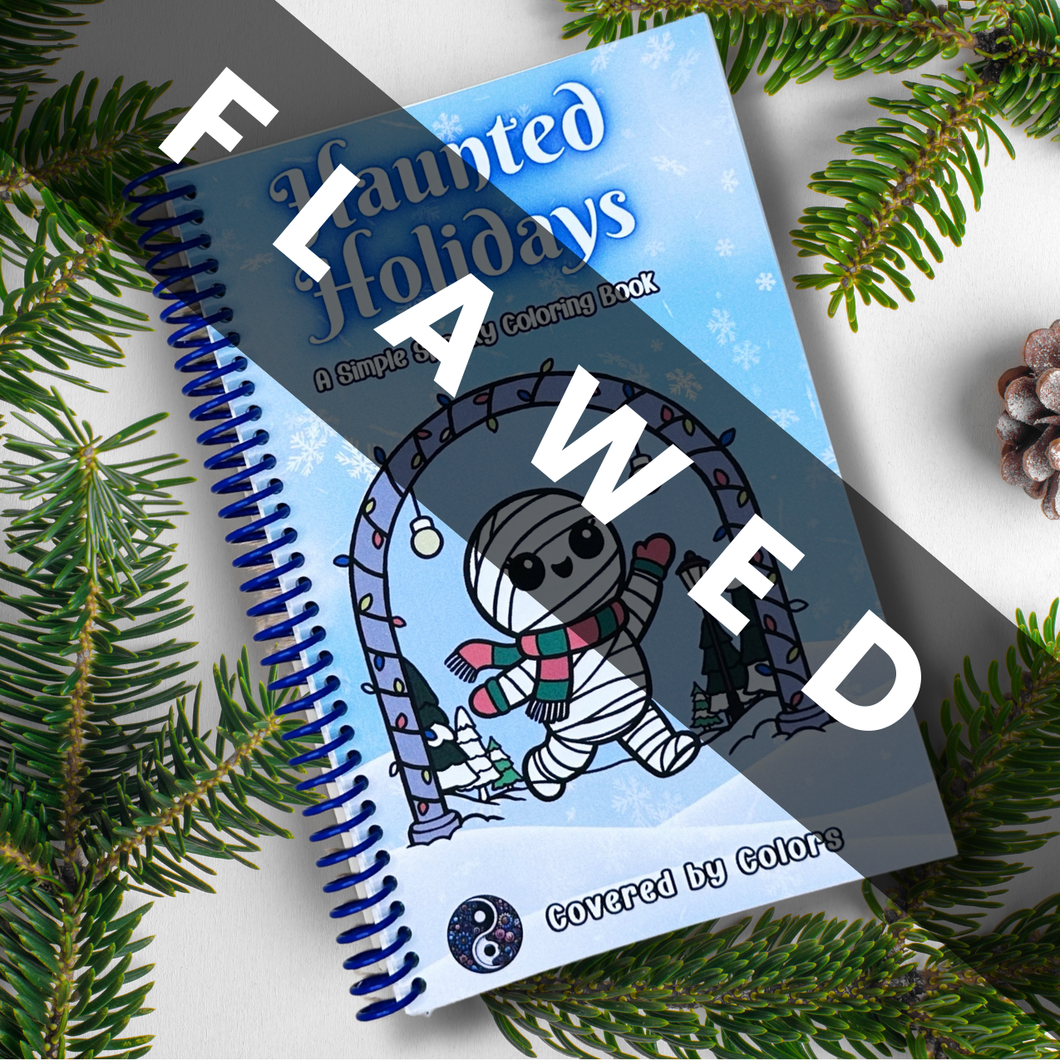 FLAWED Haunted Holidays Coloring Book
