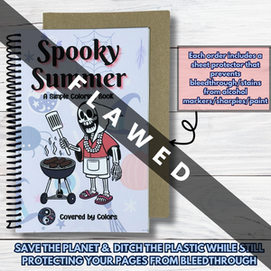 FLAWED Spooky Summer Coloring Book