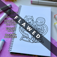 Load image into Gallery viewer, FLAWED Spooky Spring Coloring Book
