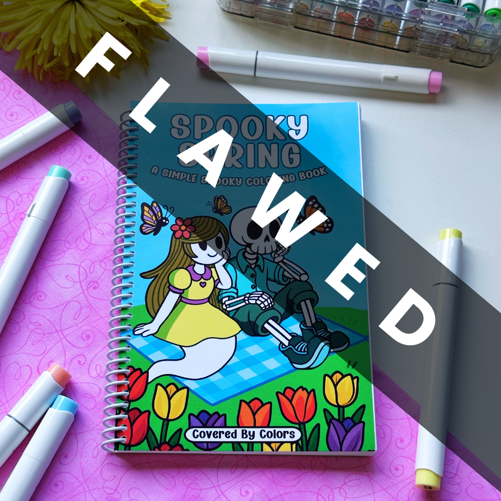 FLAWED Spooky Spring Coloring Book