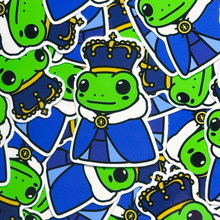 Load image into Gallery viewer, King Frog Sticker
