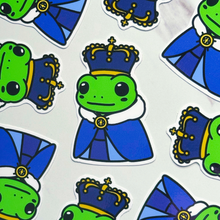 Load image into Gallery viewer, King Frog Sticker
