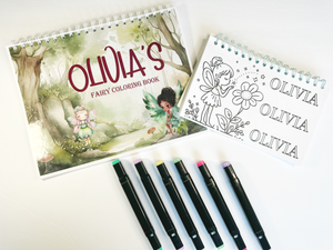 Fairy Personalized Coloring Book