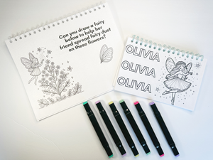 Fairy Personalized Coloring Book