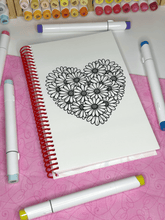 Load image into Gallery viewer, Hearts Coloring Book
