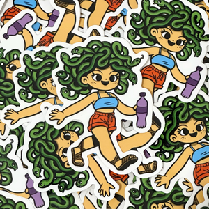 Hot Medusa Summer Sticker