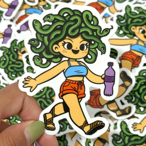 Hot Medusa Summer Sticker