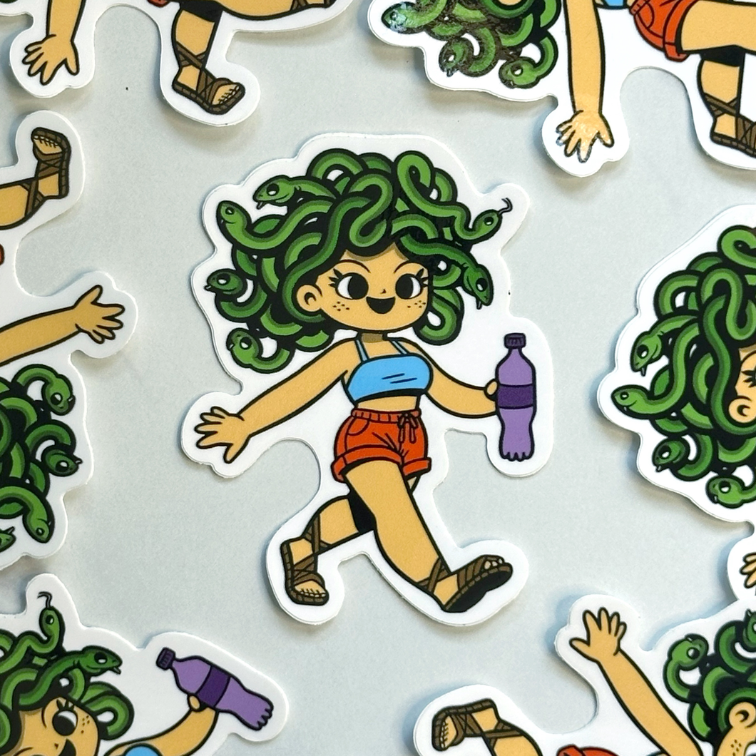 Hot Medusa Summer Sticker