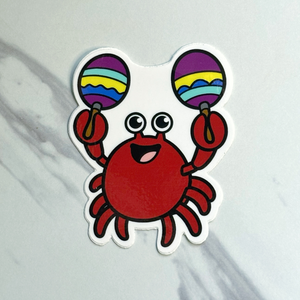 Maracas Crab Sticker